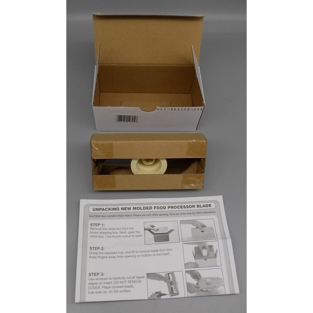 New OEM Cuisinart DLC 861TXB CSR Molded Replacement Blade Food Processor In Box